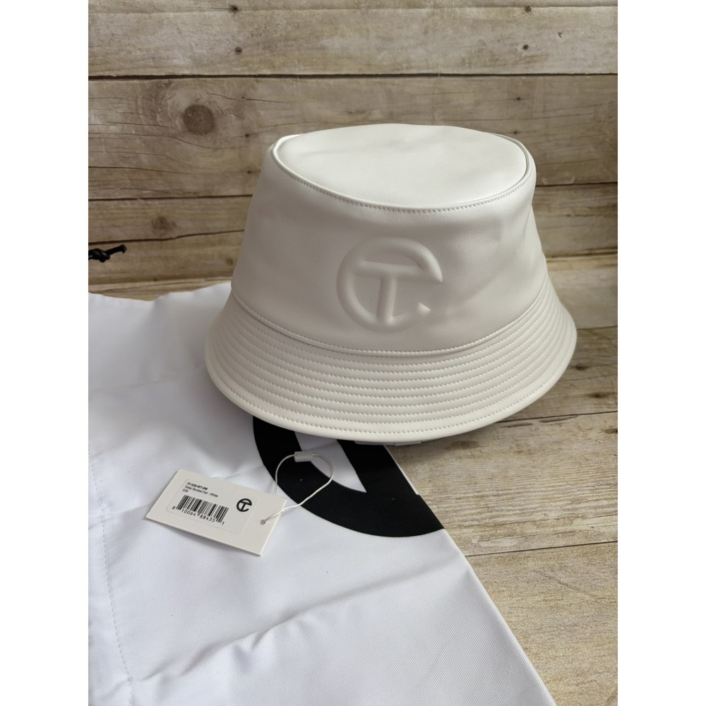 TELFAR  BUCKET HAT - White WITH  TAGS and DUST BAG, S/M